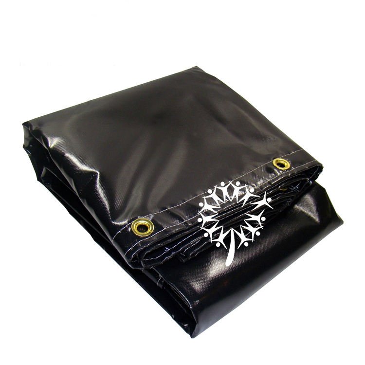 Factory Custom Made 500D Waterproof Reinforced PVC Tarpaulin Multi-purpose for Truck, Boat, RV, Roof Covering