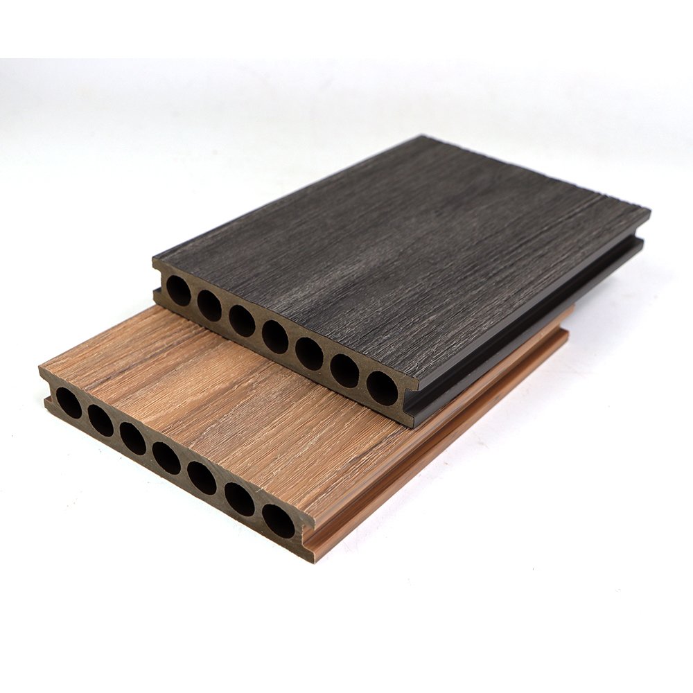 China Manufacture Composite Decking WPC Exterior Patio Swimming Pool Plastic Waterproof Outdoor Deck Panel Tile Terrace Flooring