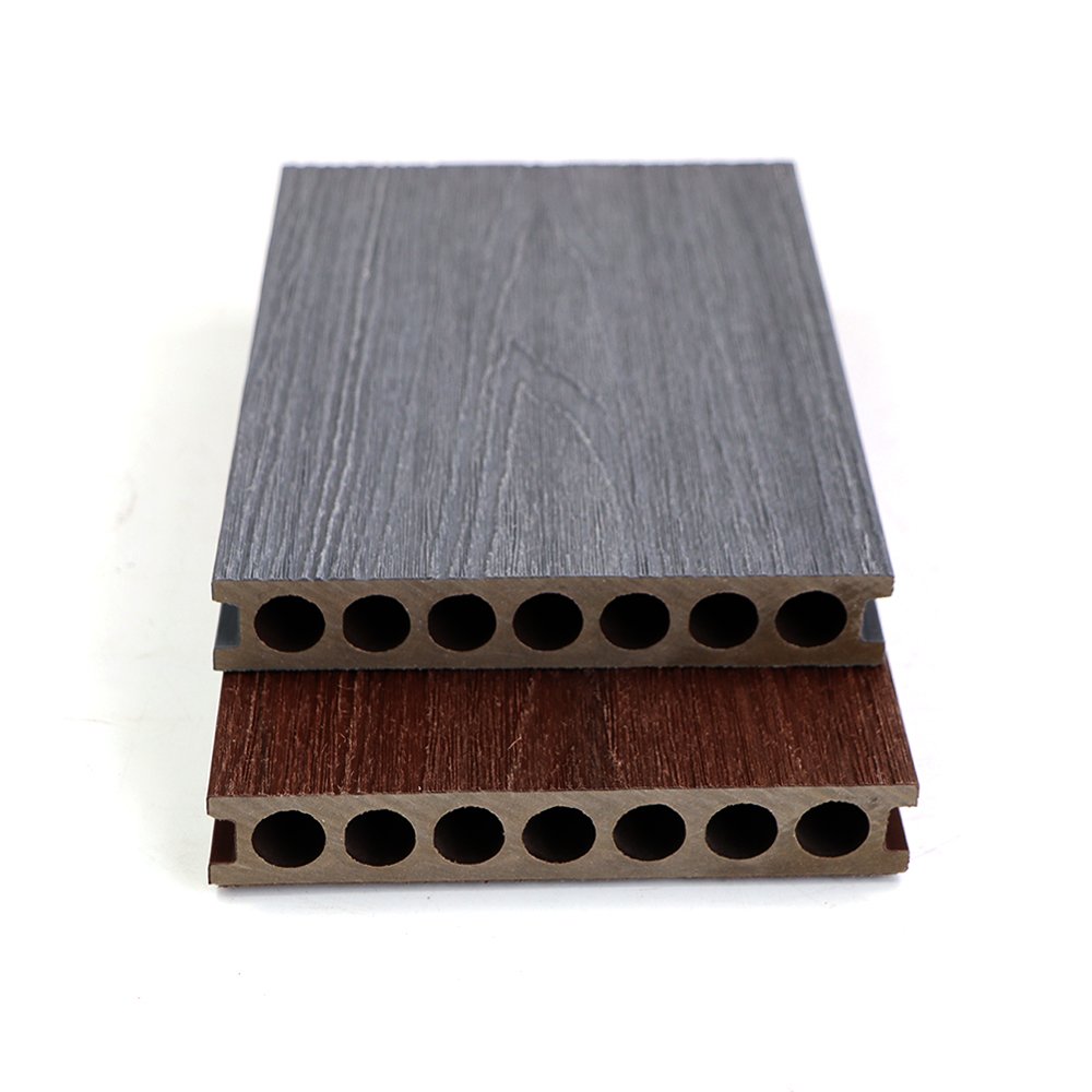 China Manufacture Composite Decking WPC Exterior Patio Swimming Pool Plastic Waterproof Outdoor Deck Panel Tile Terrace Flooring