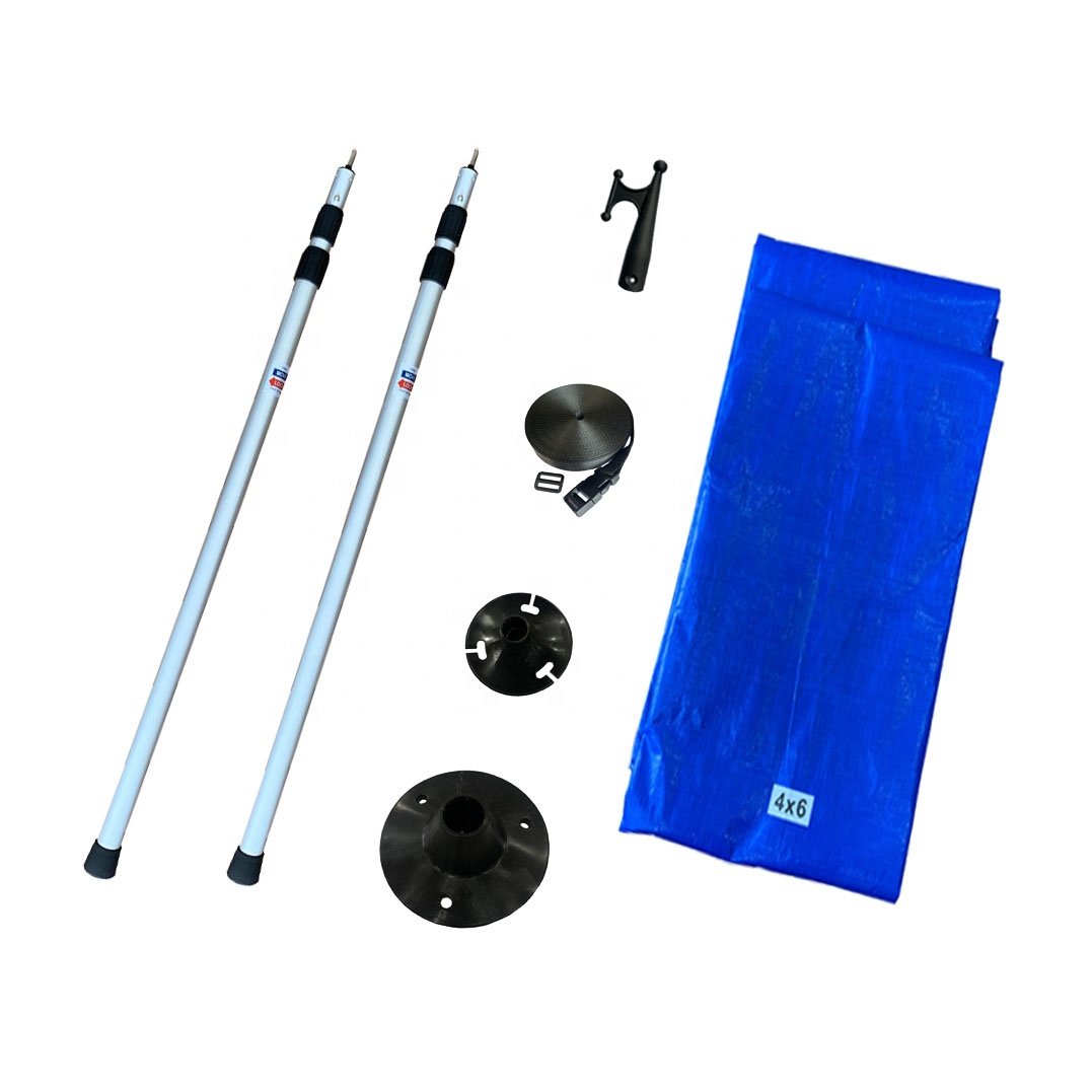 Qiyun Telescopic Boat Hook with Aluminum Telescoping Pole for Hanging Christmas Lights
