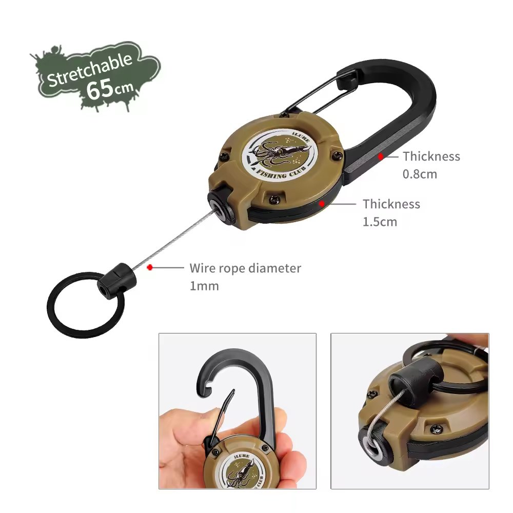 New Squid Jig Bait Protector Kit 6pcs Webfoot Octopus Egi Hooks Cover Cuttlefish Umbrella Lure Cap with Carabiner Fishing Tackle