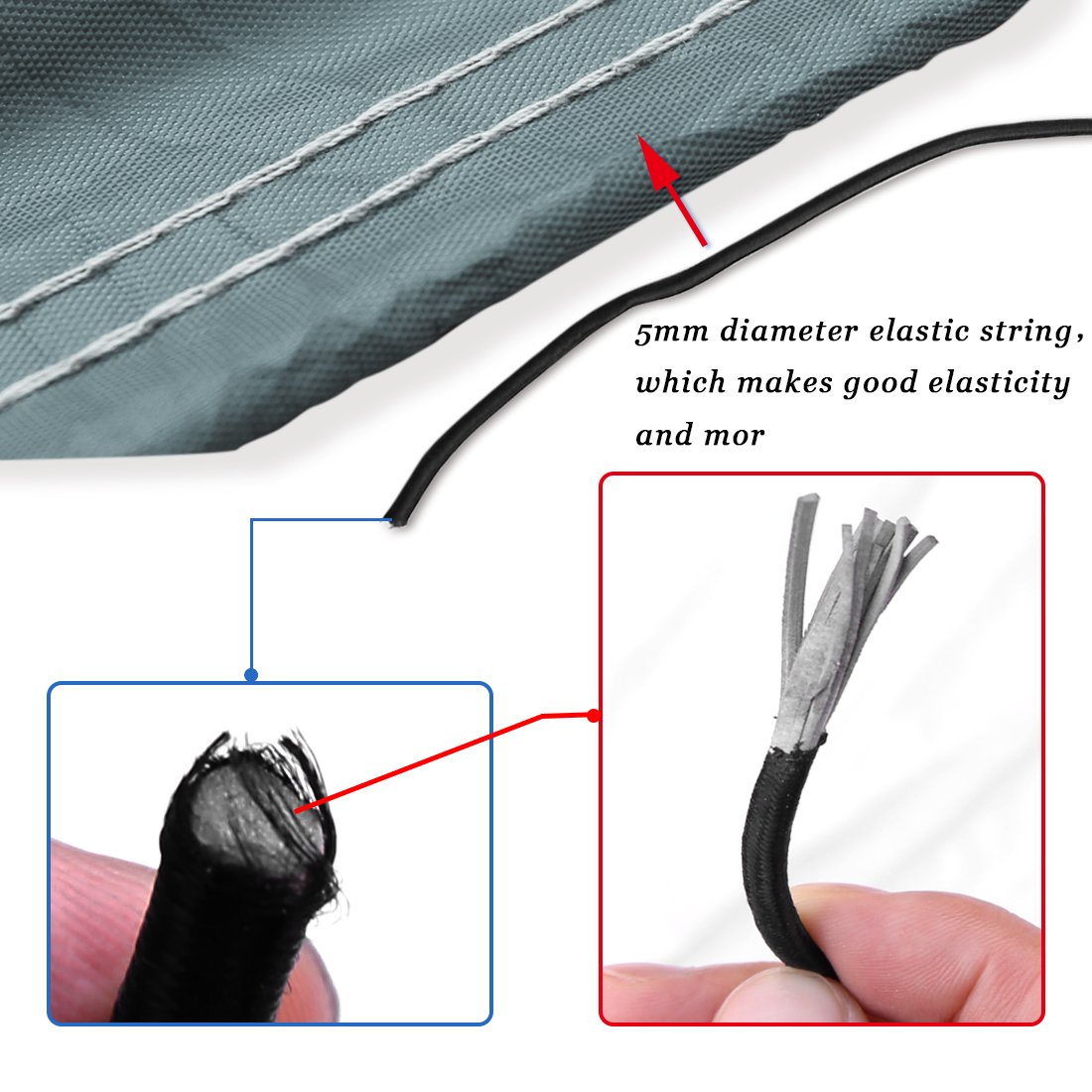 UV Resistant V-Hull Boat Cover For Trailerable Fishing Ski Boats Covers