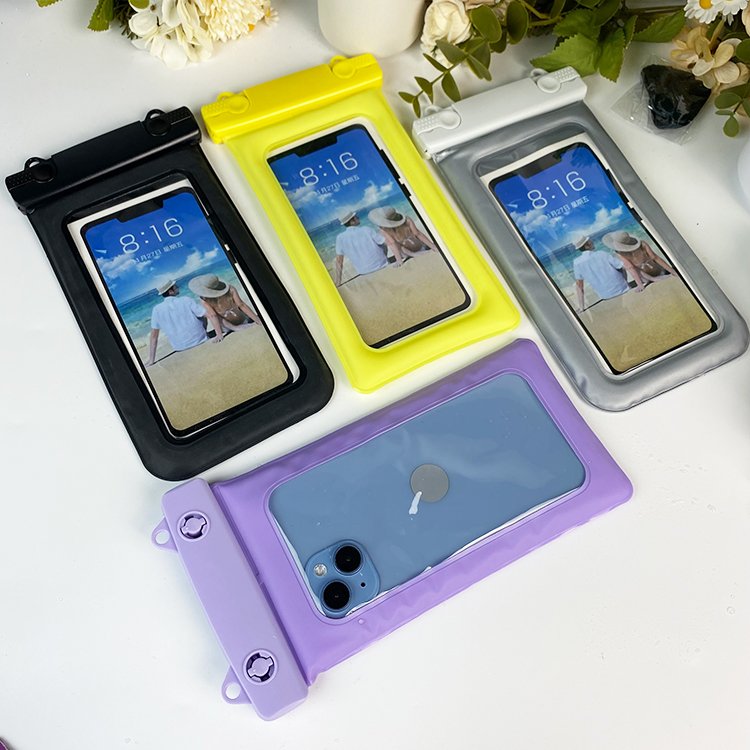 Universal Floating PVC Waterproof Mobile Phone Pouch Bag Case for Snorkeling Transparent Swimming Waterproof Pouch for Boating