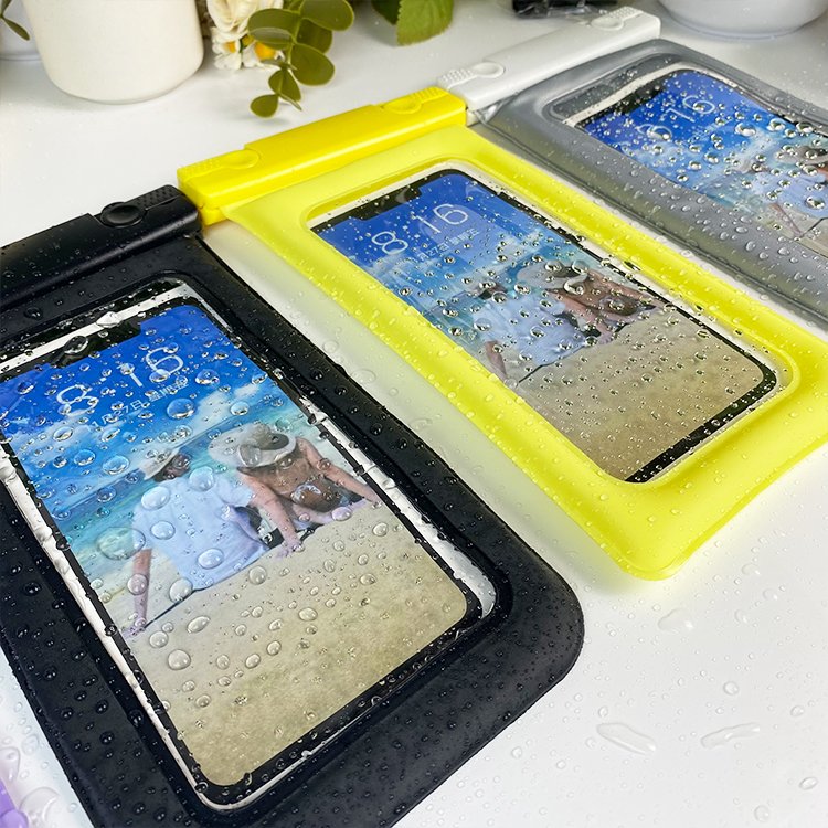 Universal Floating PVC Waterproof Mobile Phone Pouch Bag Case for Snorkeling Transparent Swimming Waterproof Pouch for Boating