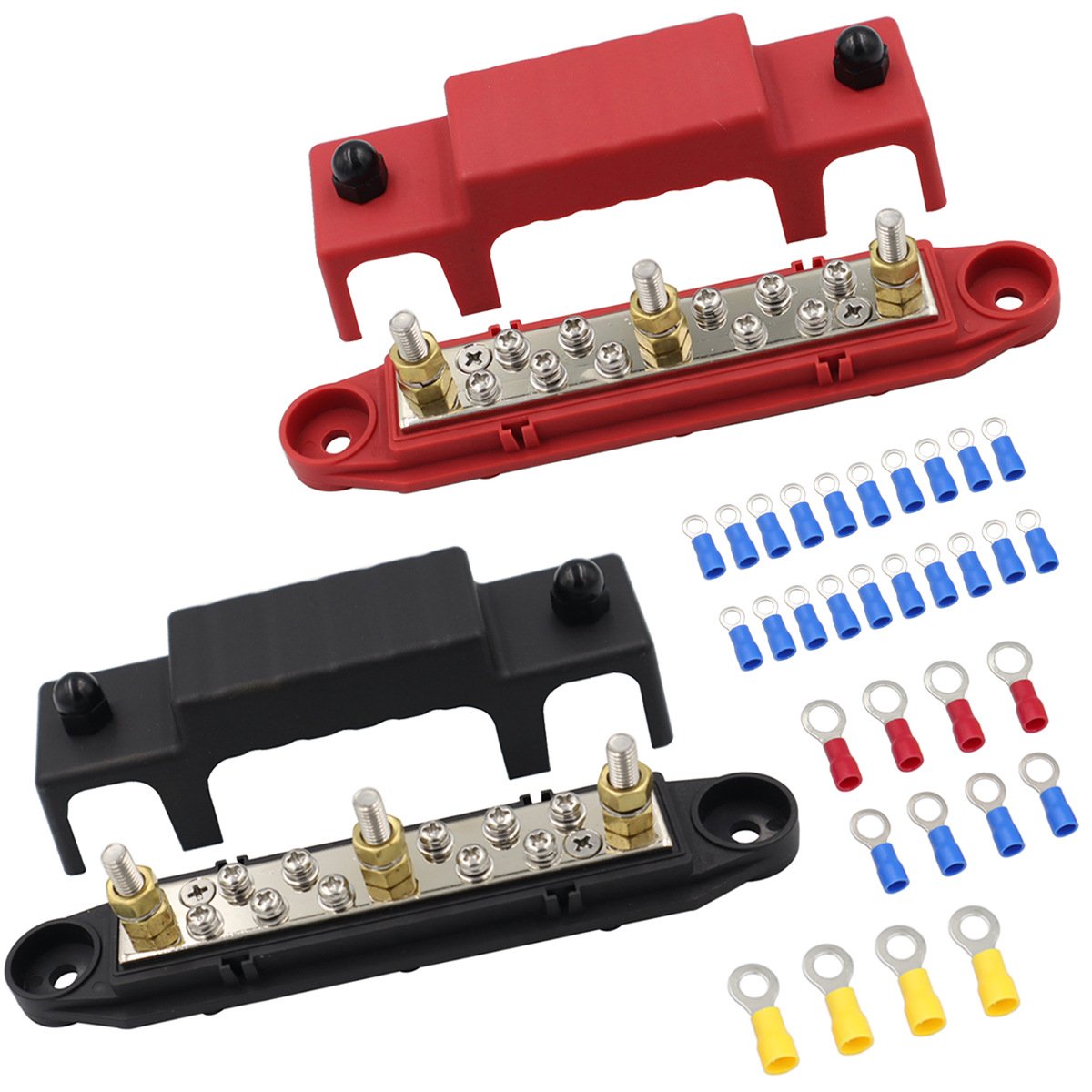 Rv Yacht Bus Bar Straight 10-14-Terminal Wiring Bar Large Current Bus Bar