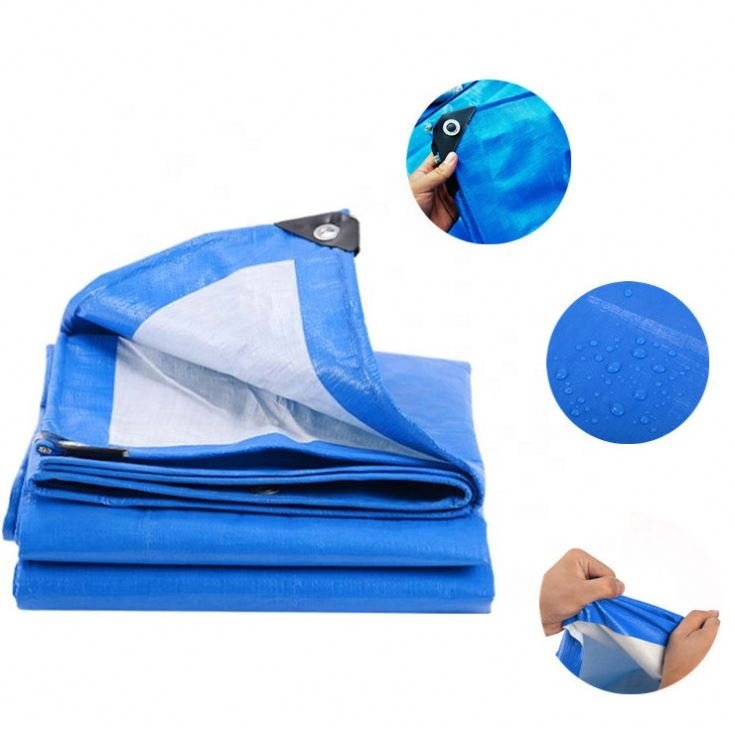 Rainproof Cloth Garden Outdoor Awning Shade Sail Boat Truck Canopy Pet Dog House Cover Waterproof PE Tarpaulin