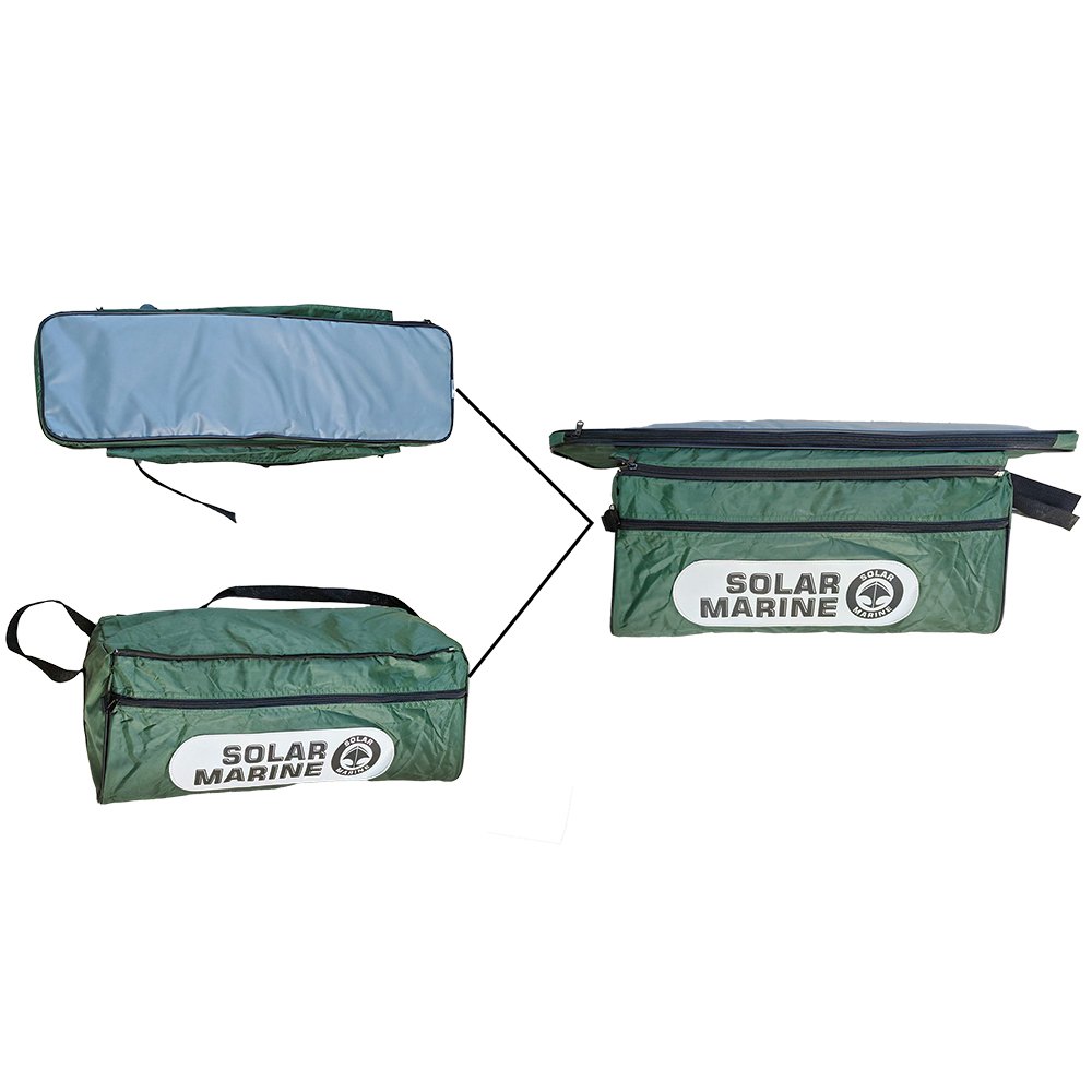 Solar Marine Canoe Detachable Bench Seat Cushion Under Seat Storage Bag Convenient Inflatable Boat Accessory Keeping Items