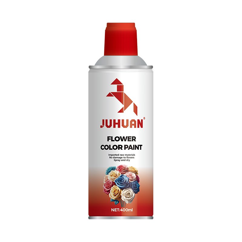JUHUAN 400ML Aerosol Flower Floral Spray Paint Acrylic Resin Road Marking Paint for Fresh Real Flowers Certified with MSDS