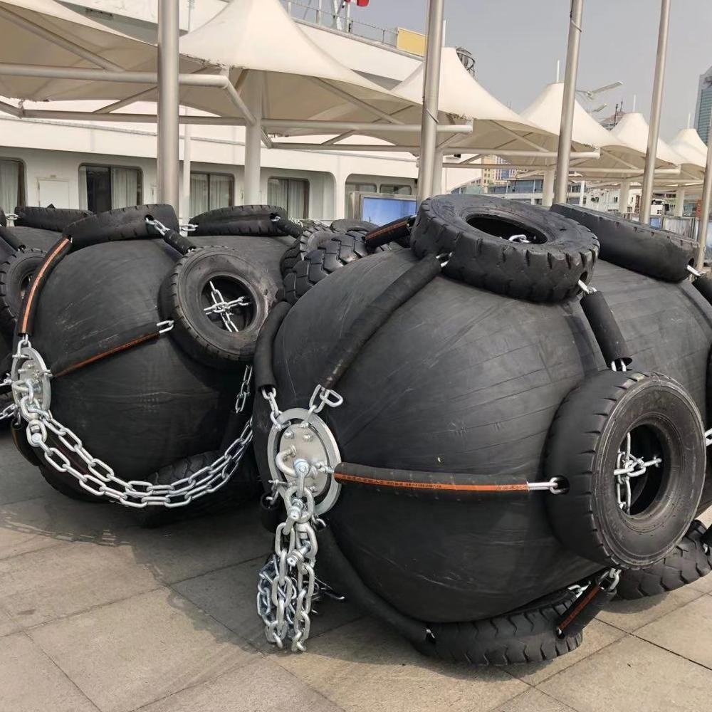 Jetty Rubber Fender for Large Ship to Ship Rubber Fender ISO17357 Standard