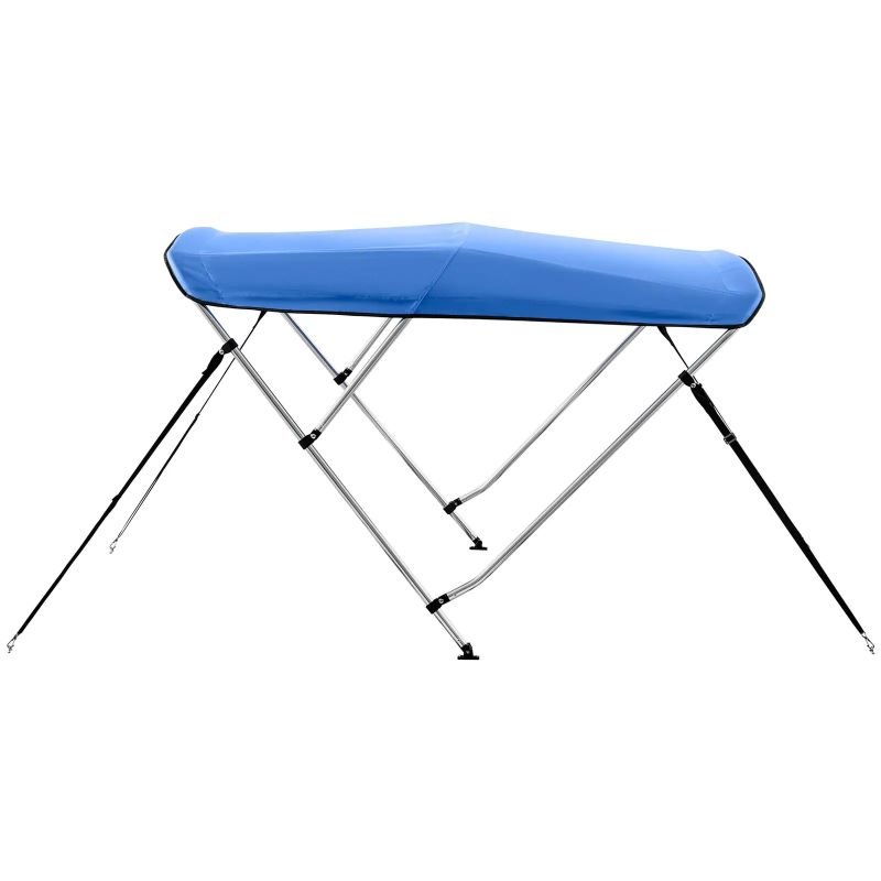 3 Bow 183 X 137-152 X 116 cm Cobalt Blue Boat Cover Waterproof Bimini Top Awning Boat Sunroof