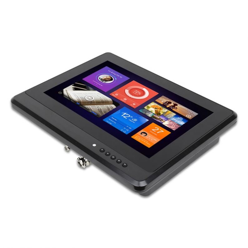 Wells Vehicle Touch Monitor Rugged 1280x800 Explosion Proof Cover Aluminium Industrial Boat Anti Glare Marine Monitor
