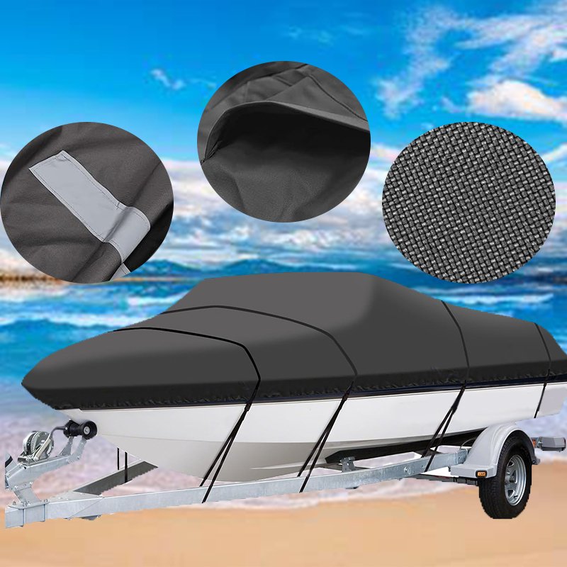 Heavy Duty Hail Proof Boat Cover Marine Grade Polyester Waterproof and Anti UV Customized Boat Cover