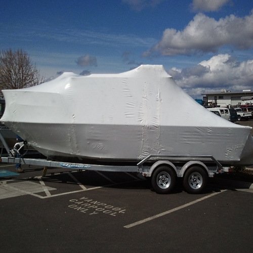 Fire Retardant PE Heat Shrink Scaffolding Shrink Wrap Cover Film for Protecting Boat Construction