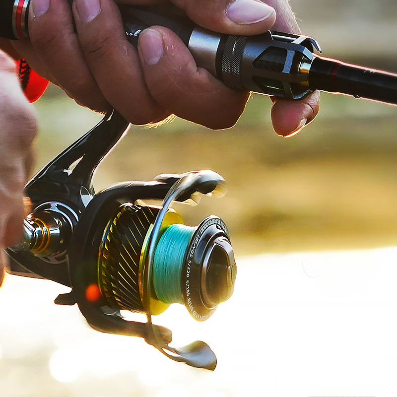 Vikinger Fishing Spinning Reel 5+1 Ball Bearing Spinning Reel Handle Double High Intensity Carbon Fiber Body Reel Seat Spinning