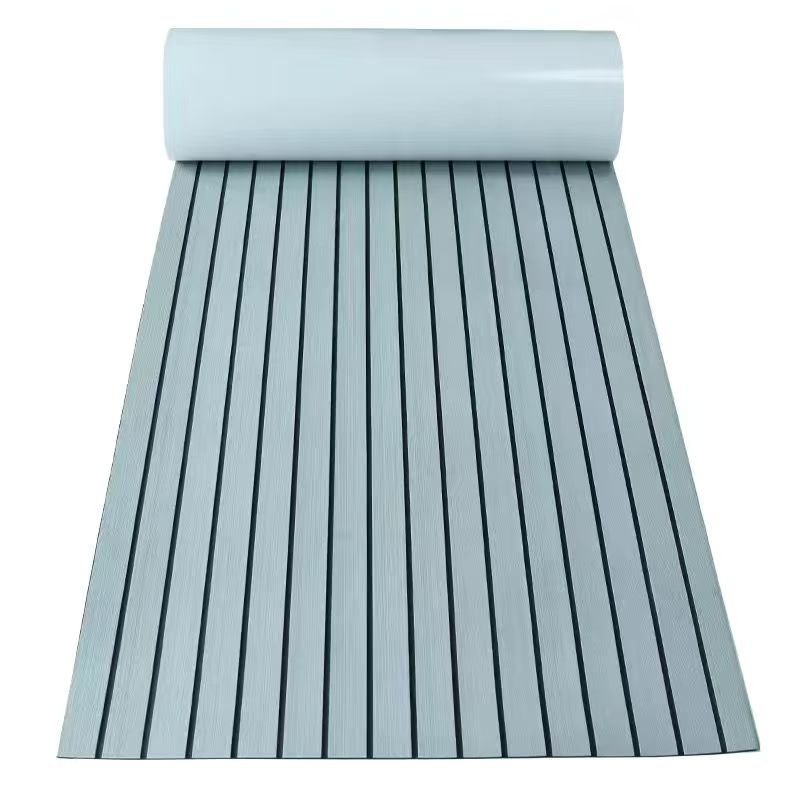 Waterproof Durable EVA Synthetic Teak Brushed Outdoor RV Boat Yacht Flooring Marine Foam Deck Covering for Boats and Yachts
