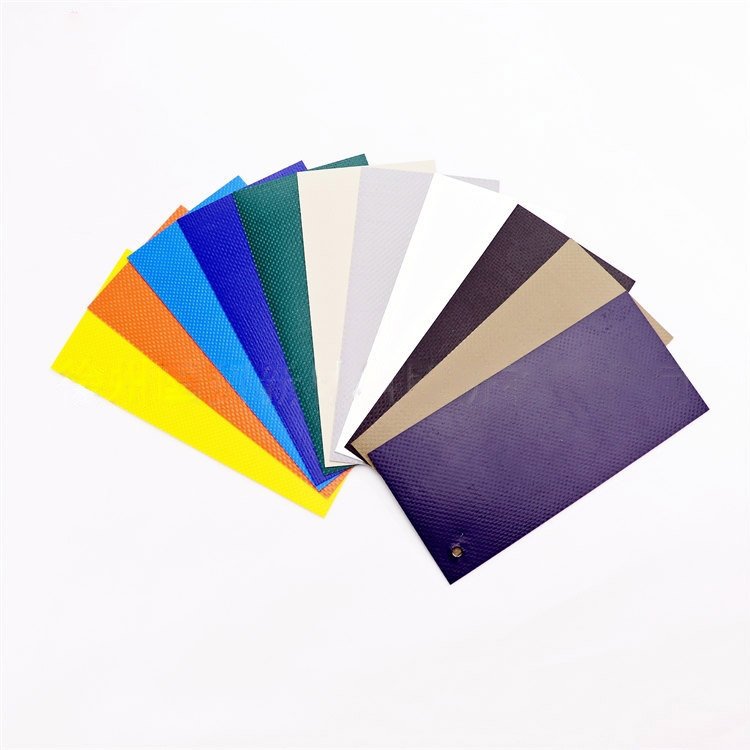 Custom Reinforced Edges Rip-Stop PVC Tarpaulin Fabric Waterproof Outdoor Patio Boat Cover and Curtain