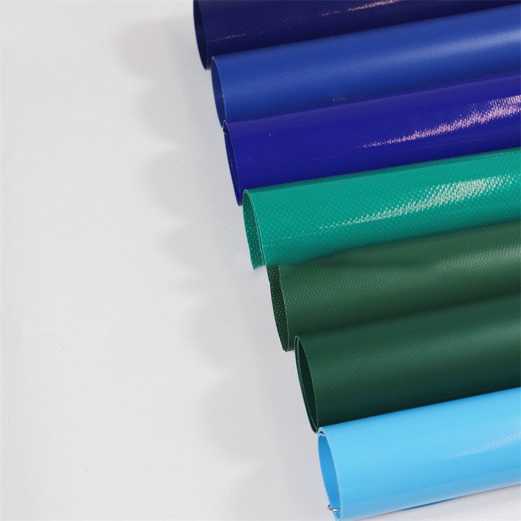 Custom Reinforced Edges Rip-Stop PVC Tarpaulin Fabric Waterproof Outdoor Patio Boat Cover and Curtain