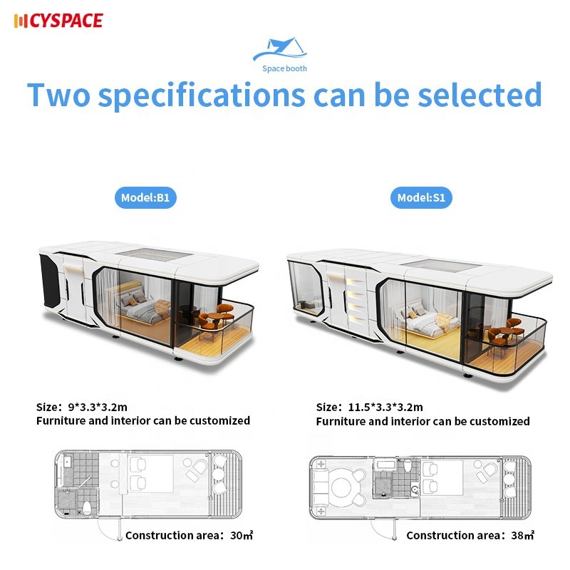 Smart Luxus Modular House Movable Modular House Villas Vessel Modular House With Toilet and Bathroom