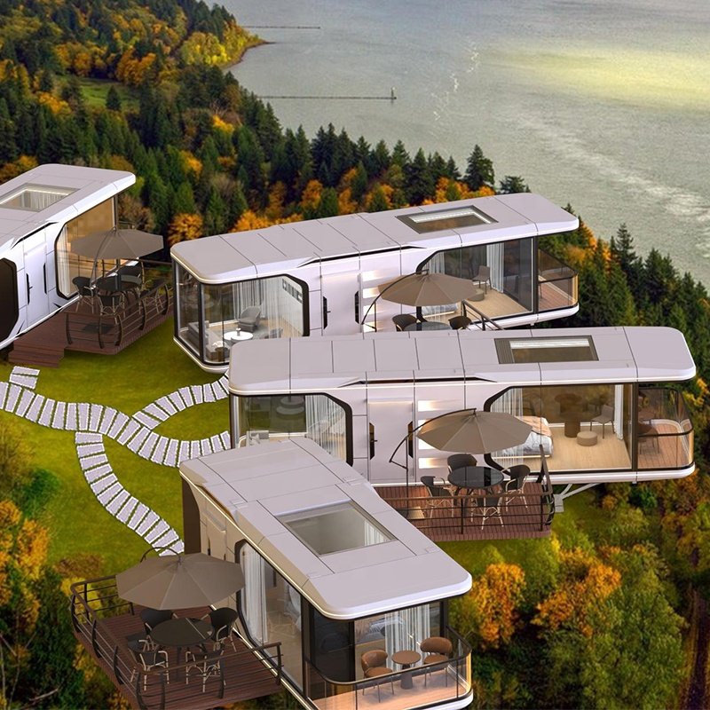 Smart Luxus Modular House Movable Modular House Villas Vessel Modular House With Toilet and Bathroom