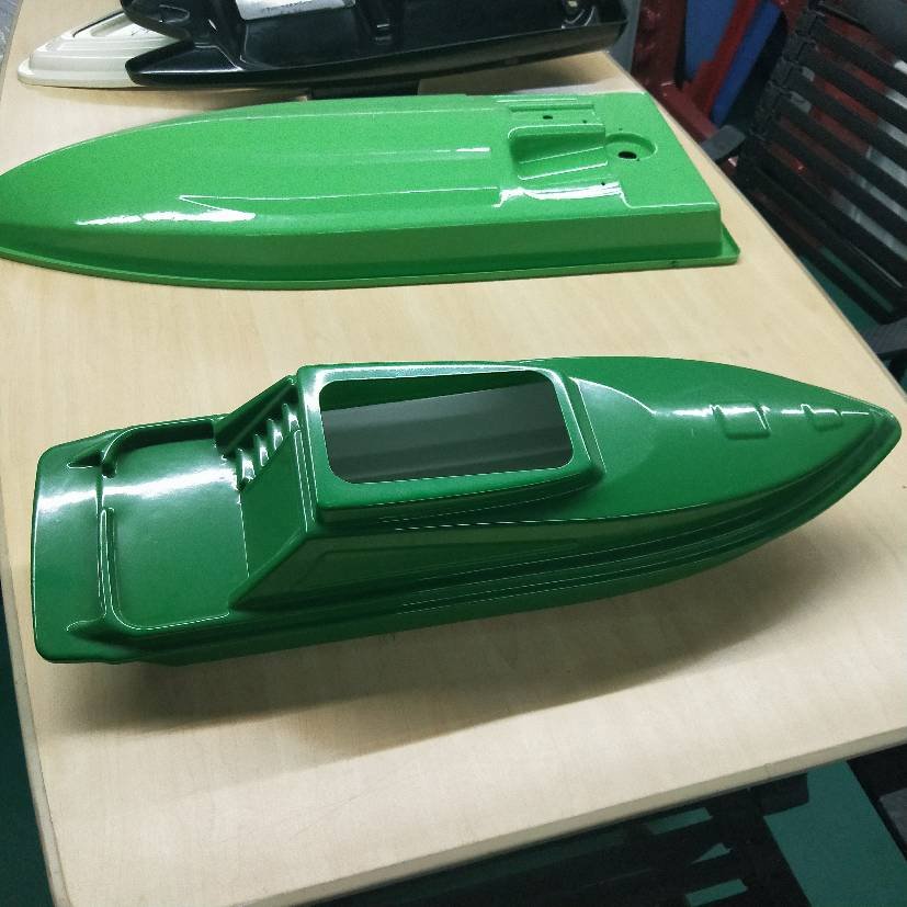 Ameixin New Design Vacuum Forming Fishing Boat Hull Thermoforming Plastic Fishing Bait Boat Hulls