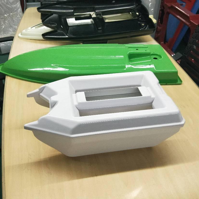Ameixin New Design Vacuum Forming Fishing Boat Hull Thermoforming Plastic Fishing Bait Boat Hulls