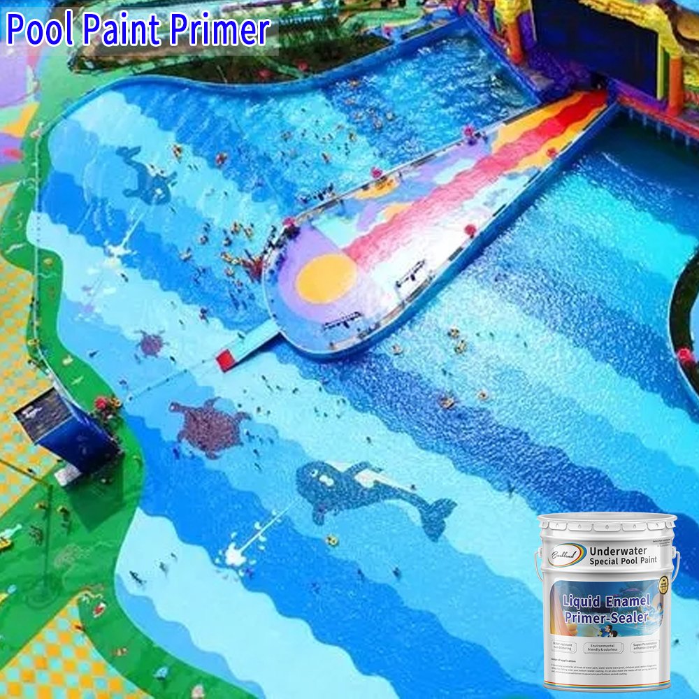 BAEKLAND Waterproof Primer Sealer Cover 7.5 Sqm/kg Polyurethane Liquid Coating Brush for Swimming Pool and Water Park