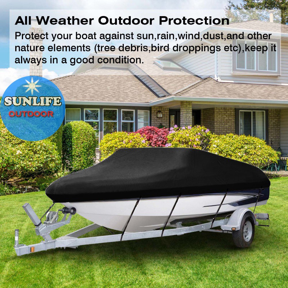Hot-Sells Cheap Boat Covers 11~22ft,210D Oxford Boat Cover Waterproof Sunscreen and Dust Protection,Yacht Cover