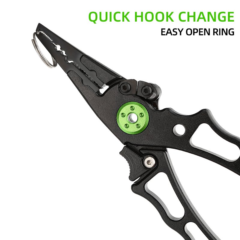 Multi-functional Aluminum Alloy Fish Tongs New Arrive Fishing Plier Accept logo Customization