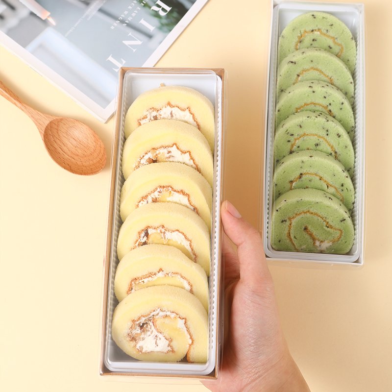 Kraft Paper and Plastic Packaging Box with Thick Sushi Lid for Food Use
