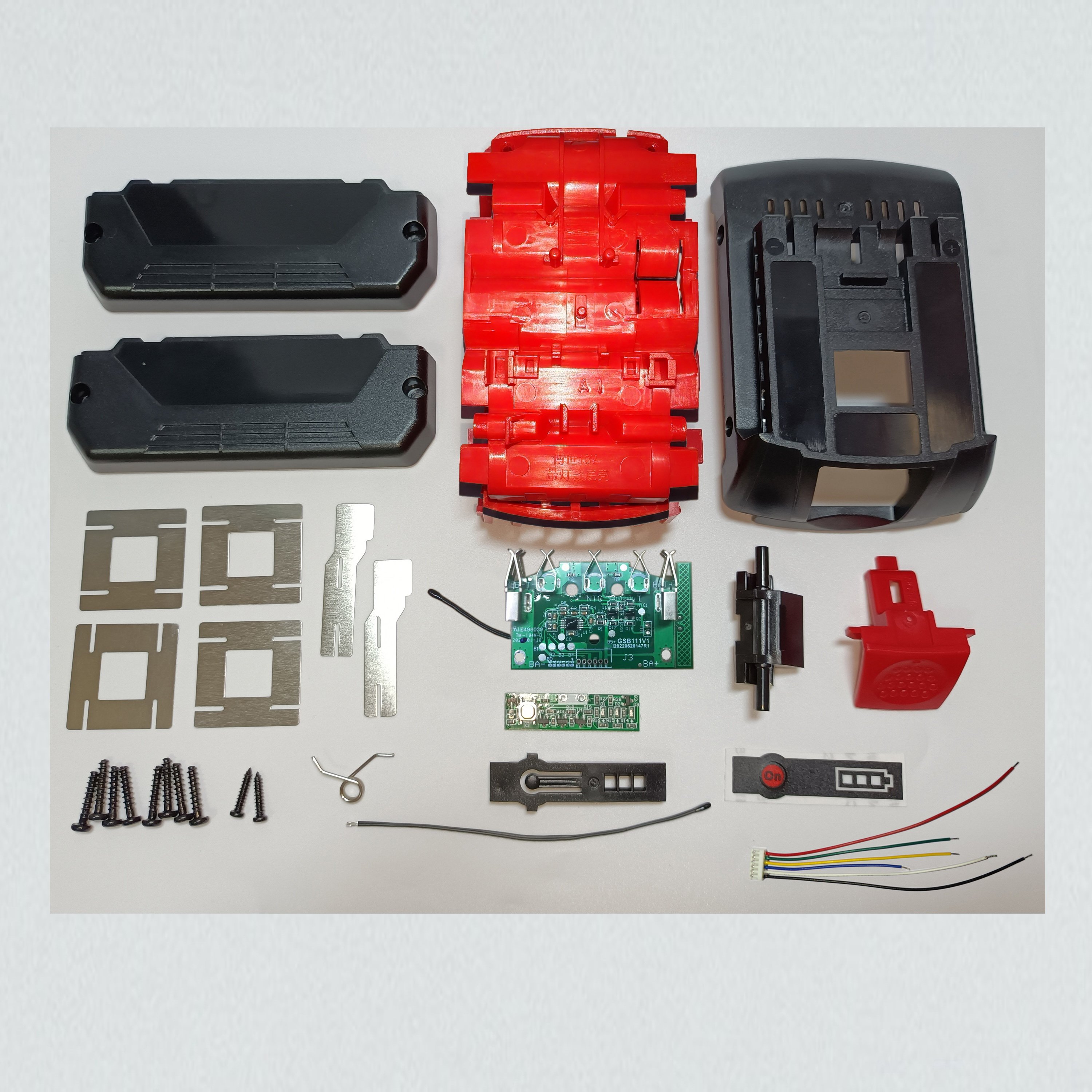 Factory Price Bosc 18v BAT618 6.0AH Plastic case Plastic Housing Plastic Cover 10 CELL 18650 18V Over Charge protection BAT607B