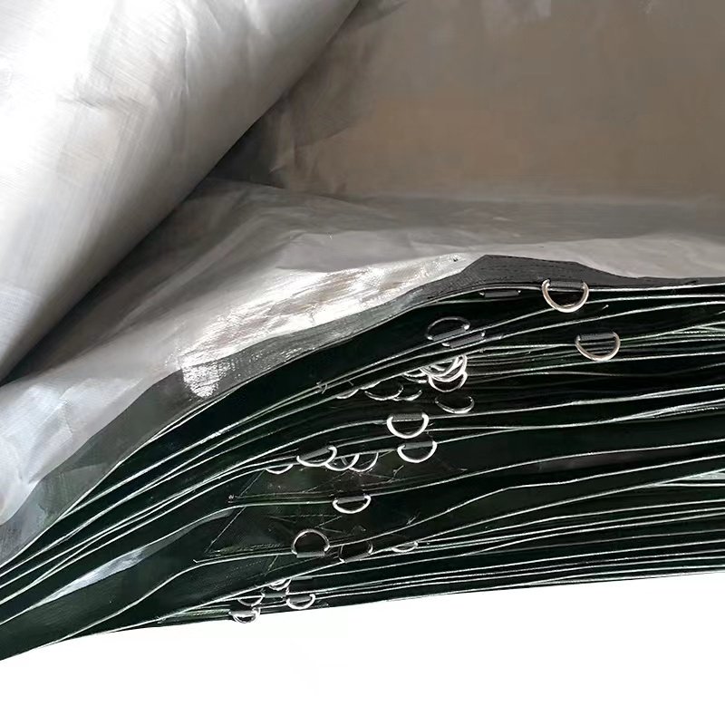 Million 40*40ft 120g Black-silver Cheap Price Waterproof Laminated PE Tarpaulin Sheet for Car Truck Boat Cover