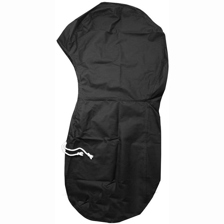 Custom 6-15 HP Motor Waterproof 600D Black Boat Full Outboard Engine Covers Waterproof Boat Cover