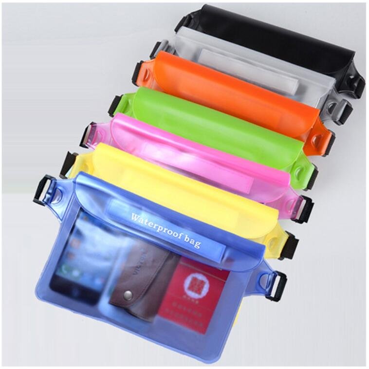 Waterproof Phone Pouch Fanny Pack Floating Dry Bag 3 Layers High Waterproof Sealing Swimming Bag Large Size Waist Bag Underwater