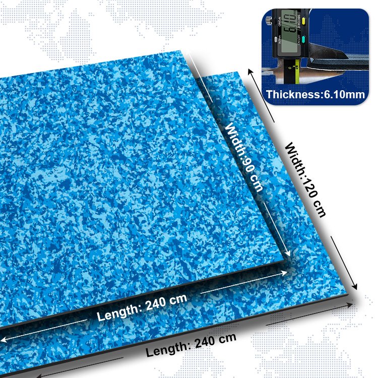 XYF Customized Non-Skid EVA Foam Faux Teak Marine Boat Decking Waterproof Eva Foam Boat Floor