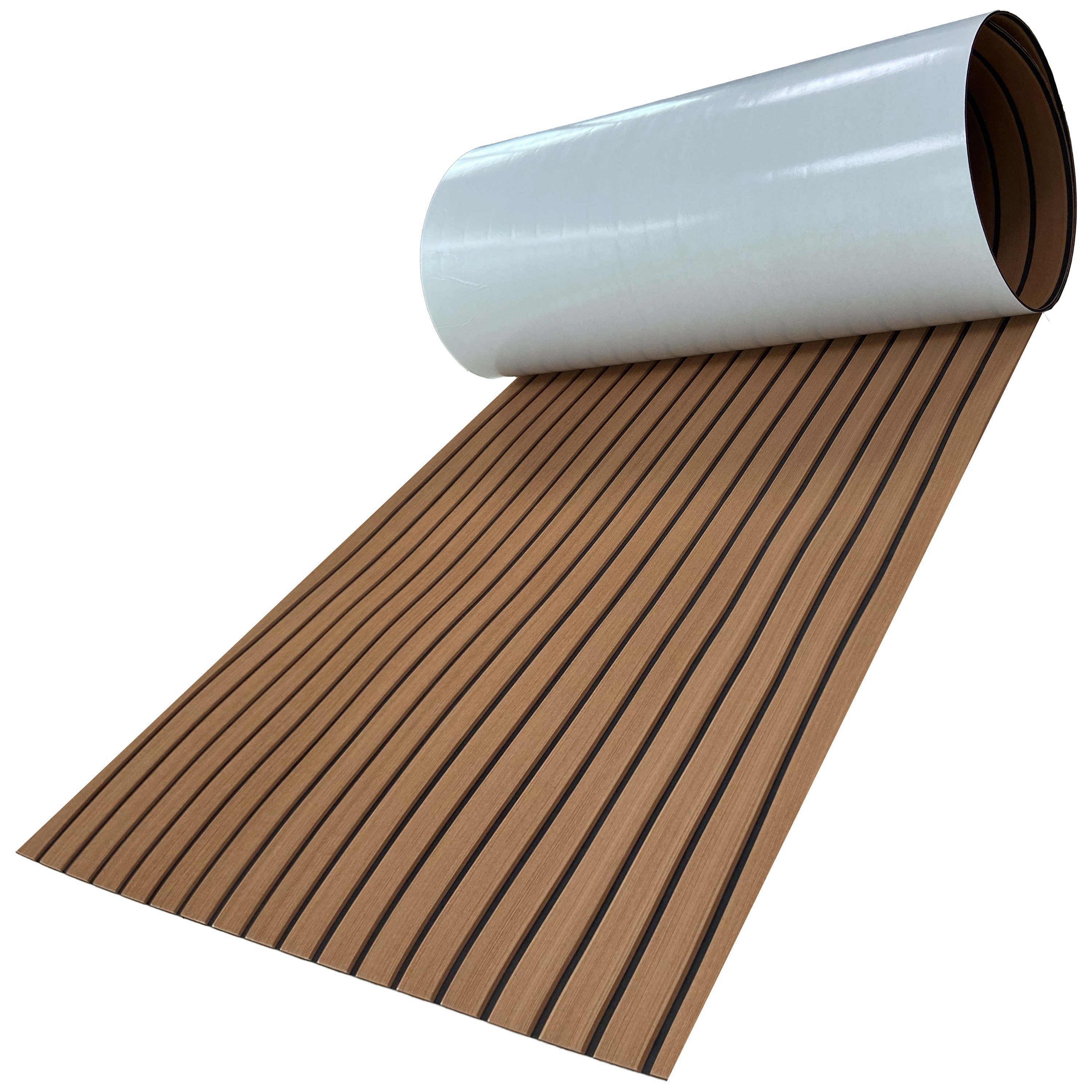 Custom Eva Foam Durable 3 M Adhesive Anti Slip Brushed Technique Carpet Sea Deck Covering Boat Decking Teak Deck Marine Flooring