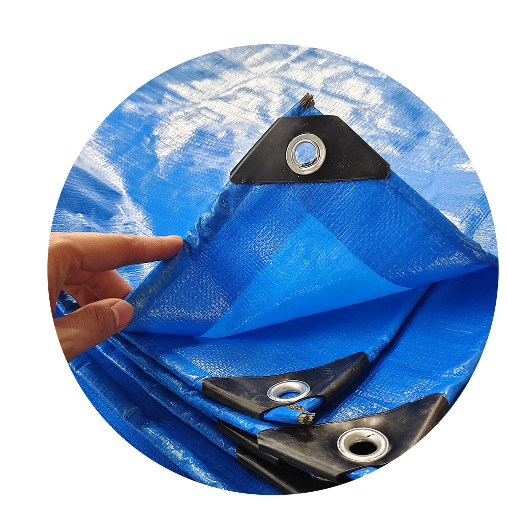 Factory Direct Wholesale 160g Light Weight Blue Sheet Roll Pe Tarpaulin 9ft Roll to Vietnam