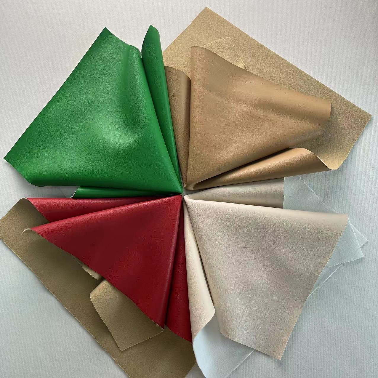 Waterproof PU Leather Fabric Knitted Embossed Faux Finish Marine Vinyl Rolls Material for Boats Yachts Car Seats