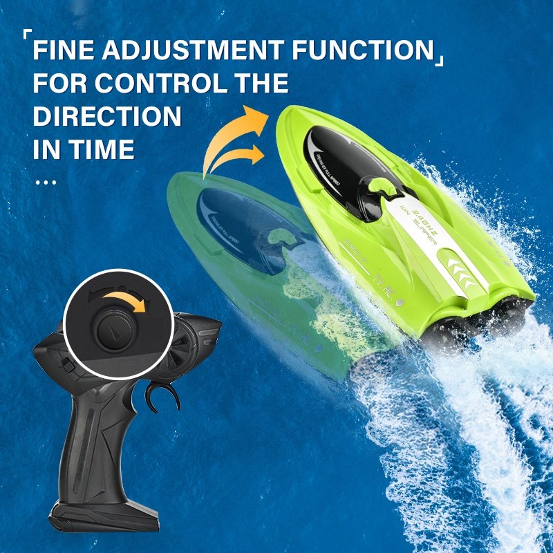 2.4g Rc Racing Boat Speedboat Waterproof Cover protection Boat Toys for Adults and Kids