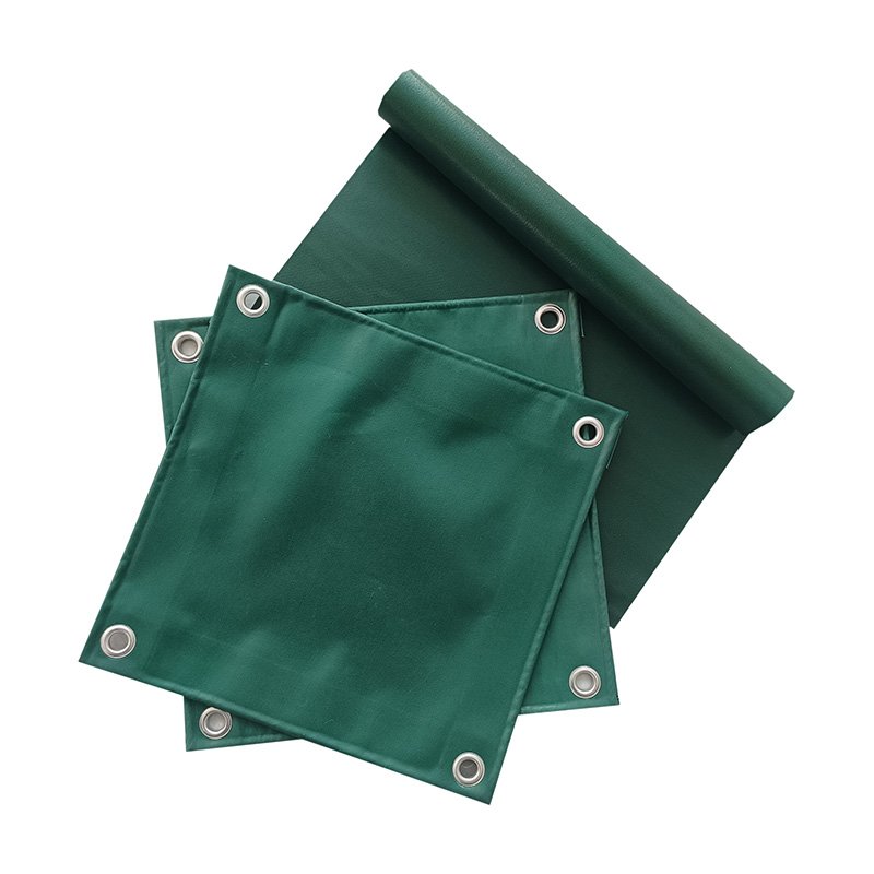 Wholesale Heavy Duty Green PVC Coated Tarpaulin Roll Lasting Durable for Outdoor Tent Boat Cover