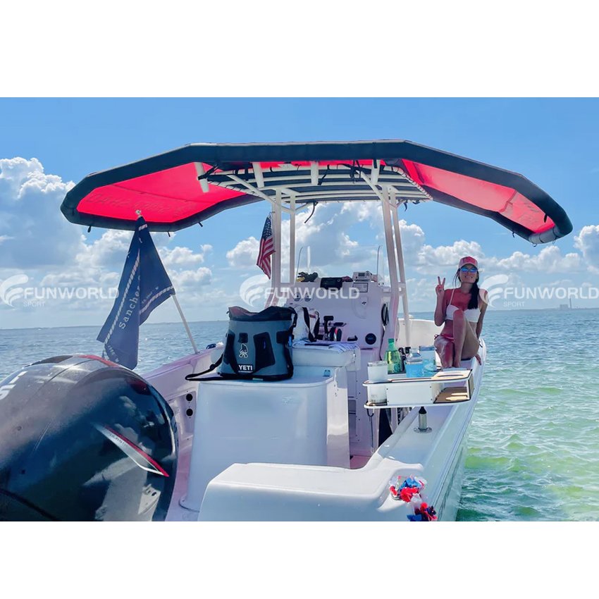 Hot Sale Outdoor Sunshade Inflatable Boat Folding Shade Portable Boat Canopy Cover for Yacht Boats Accessory