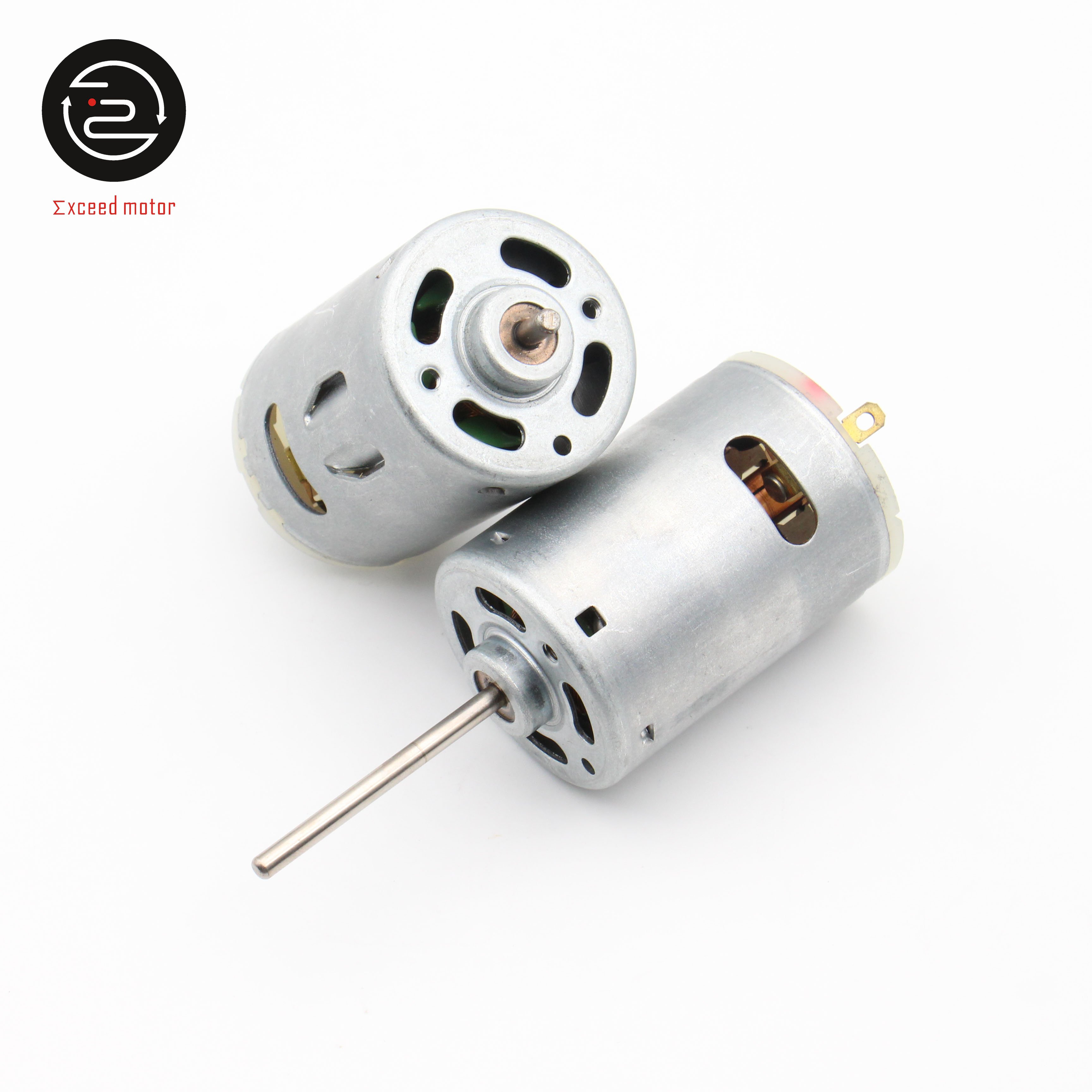 Low Price Motor 36mm 12V Micro 540/545 DC Motor with Long Shaft for Hair Dryer