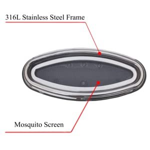 Anshun Aluminium Porthole Oval Metal Round Diameter ABS Anti Side Marine Boat Windows Deck Hatch Cover