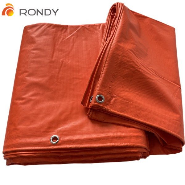 0.35mm 20ft X 20ft PVC Fire Retardant Canvas Tarpaulin for Oil Gas Stores