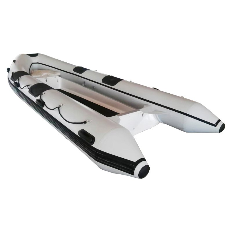 17ft Fiberglass Hypalon/PVC RIB520 Affordable Inflatable Boat With Reinforced Bow for Carrying Divers