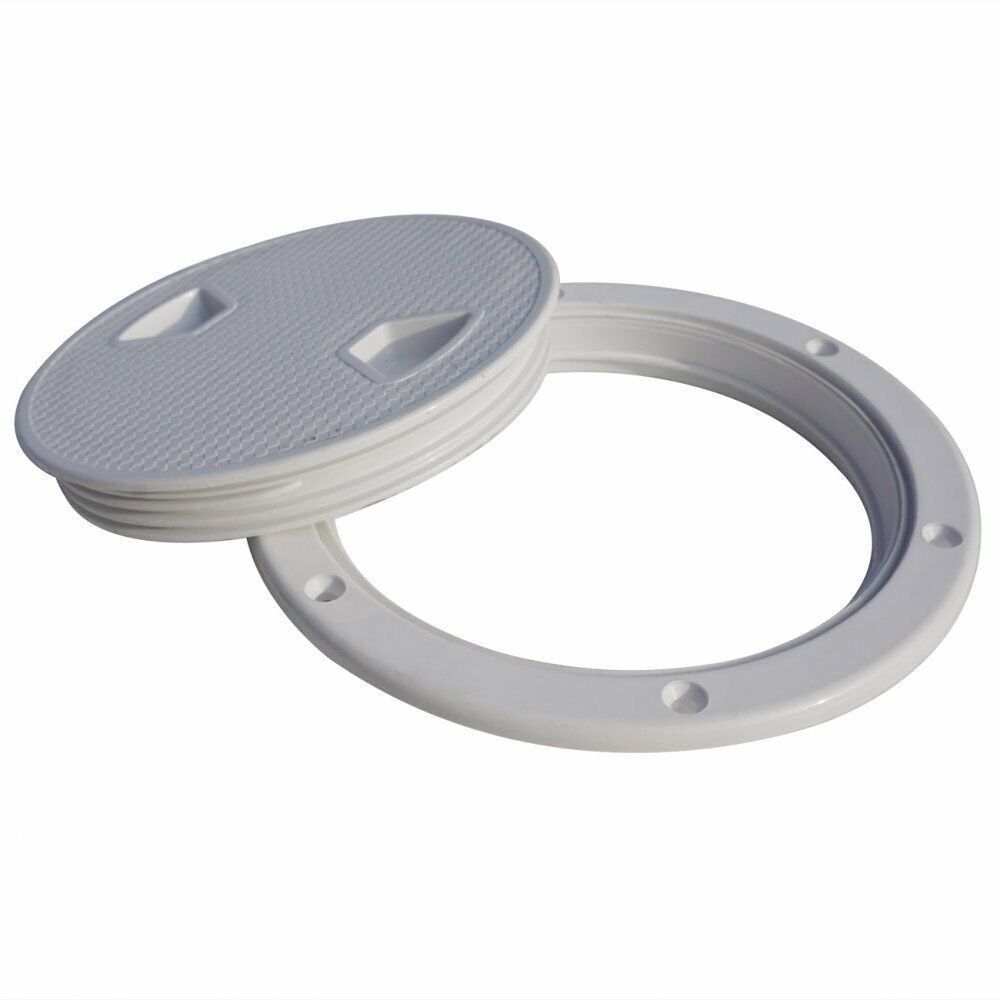 4"/6"/8" Plastic Marine Screw Out Deck Plate Inspection Hatch Plastic Access Boat RV Round From Isure Marine Made in China