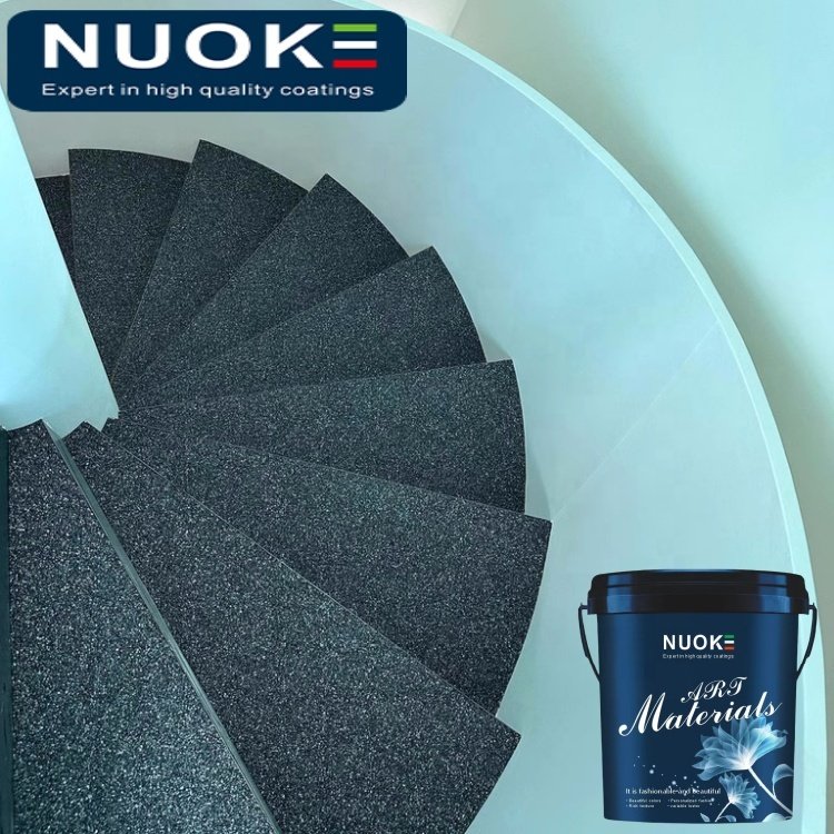 Resin Washed Stone Porcelain Stone Coating Resin Wall Surface Floor Cover Magnet Paint Material Construction Simple