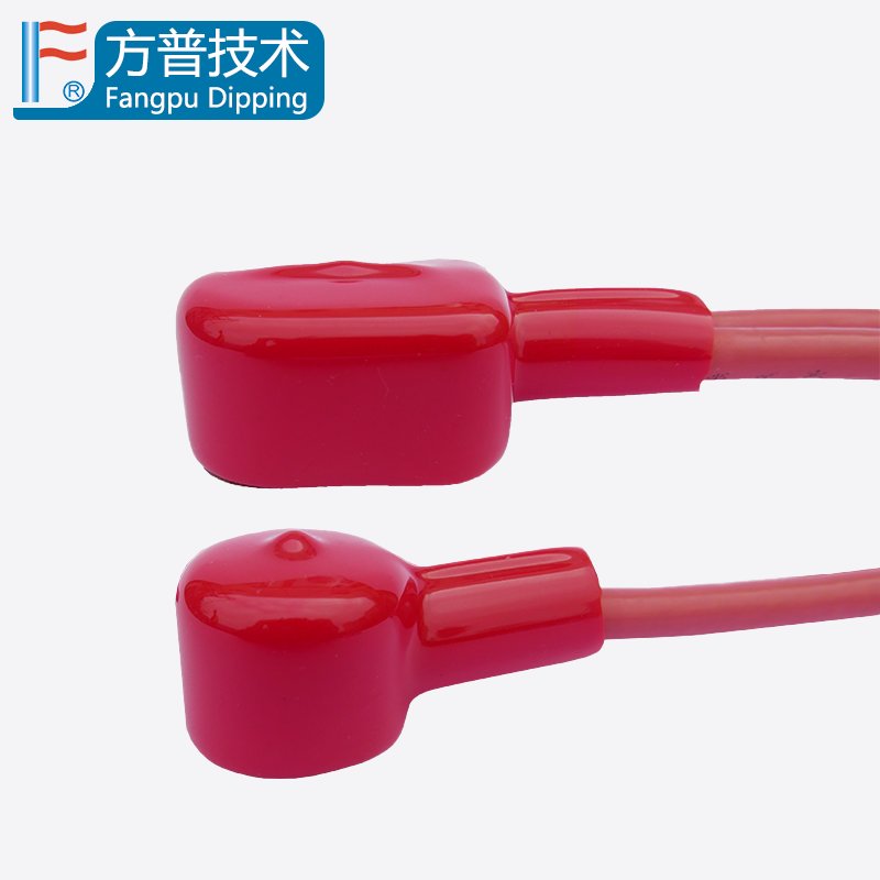 Factory Red Battery Terminal Rubber Cover Black Battery Insulation Cover Soft Battery Terminal Covers for Boat Car