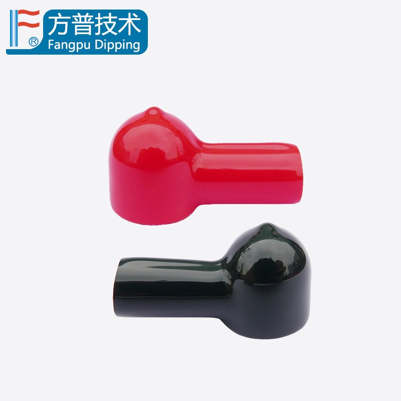 Factory Red Battery Terminal Rubber Cover Black Battery Insulation Cover Soft Battery Terminal Covers for Boat Car
