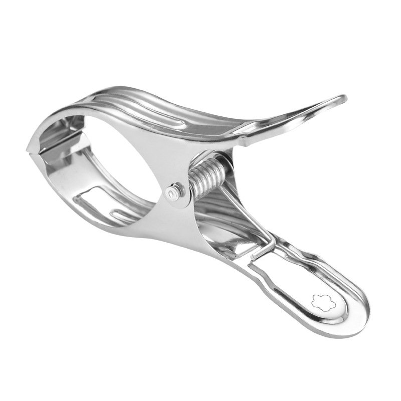 DS4236 Outdoor Light Clips Heavy Duty Clothes Pins Metal Beach Towel Chair Clips Quilt Clamps Stainless Steel Clothespins
