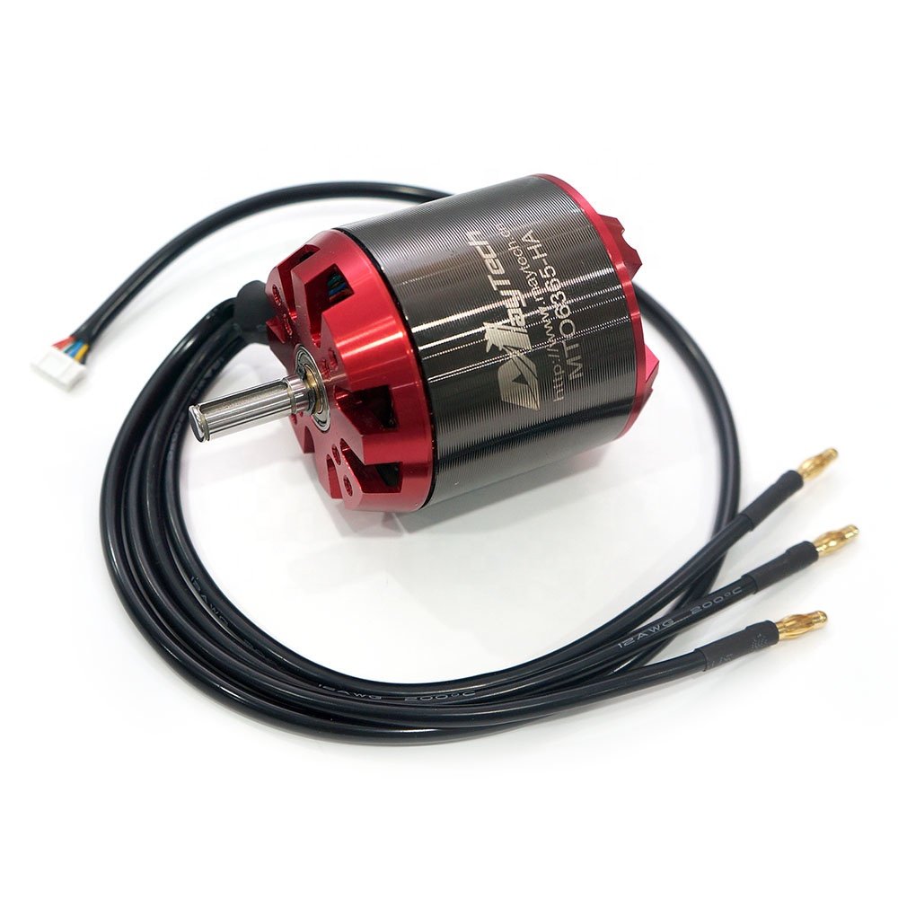 Maytech Brushless Outrunner Motor 6365 200KV Unsealed Cover with 8mm Shaft for Skateboard Fighting Robots Combat Robot Motor
